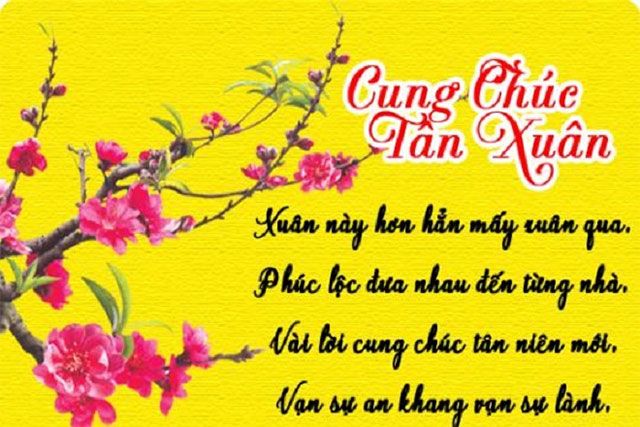 Gửi lời chúc Tân Xuân