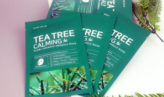 Mặt nạ giấy Some By Mi Tea Tree Calming Sheet Mask cấp ẩm và làm dịu da với tràm trà