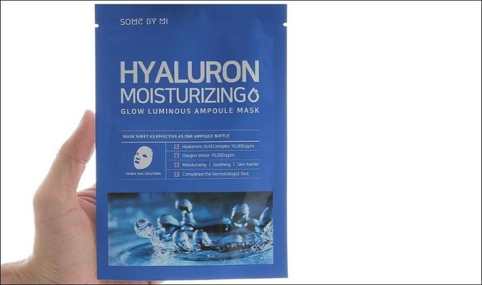 Mặt nạ giấy Some By Mi Hyaluron Moisturizing với Hyaluronic Acid cung cấp độ ẩm sâu 25g