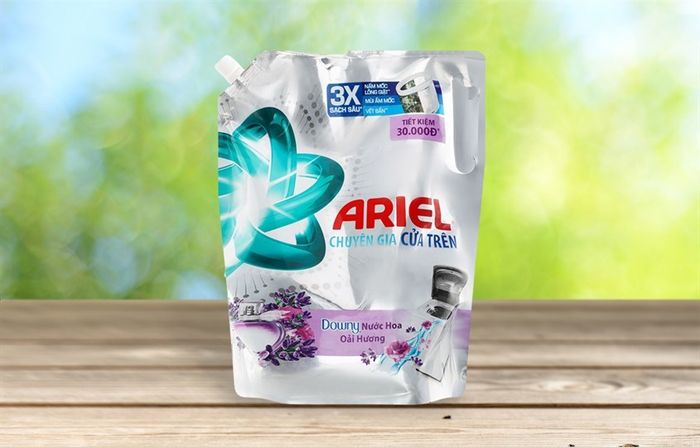 Nước giặt Ariel Downy hương hoa oải hương túi 3.1 lít