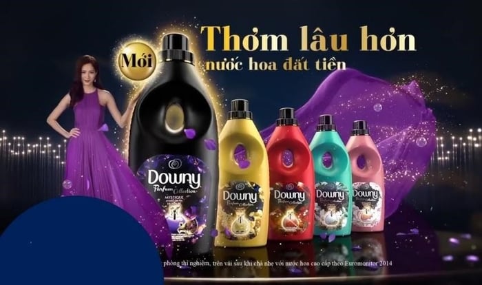 Nước xả vải Downy mang lại hương thơm lâu dài trên quần áo