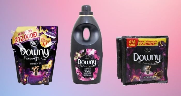 Thiết kế của nước xả vải Downy