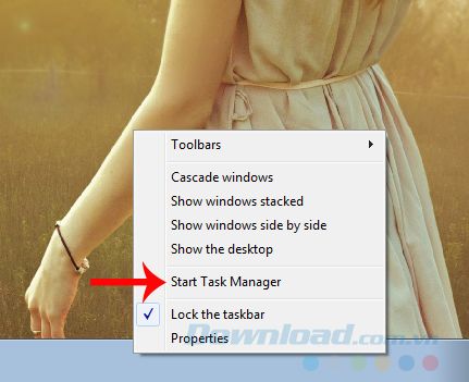 Mở Windows Task Manager