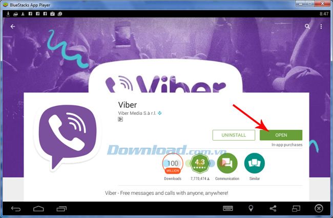 Mở Viber