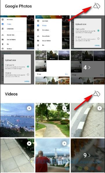 Biểu tượng của đám mây