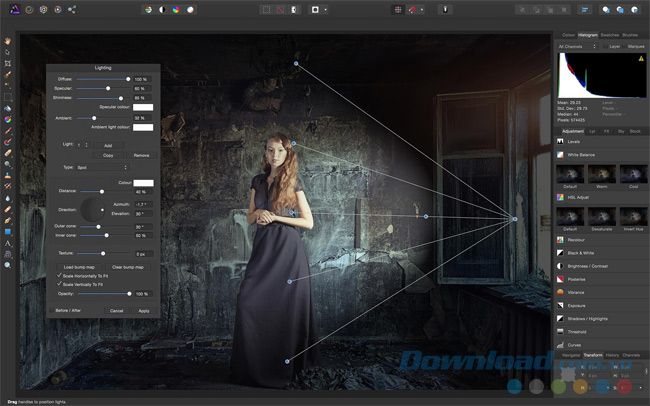 Cách thức sử dụng Affinity Photo