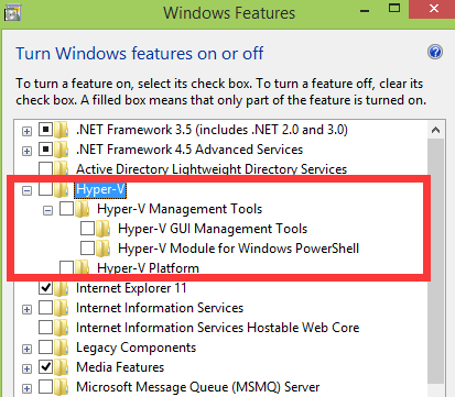 Chức năng Hyper-V trên Windows