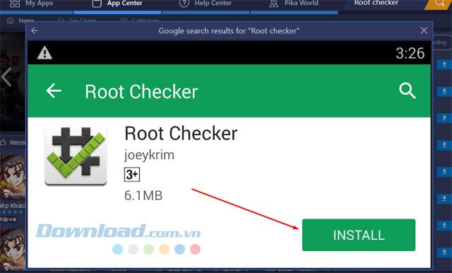 Cài đặt Root BlueStacks