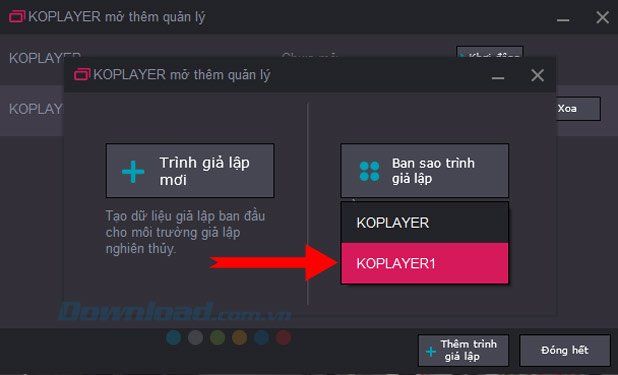 Trình giả lập KOplayer