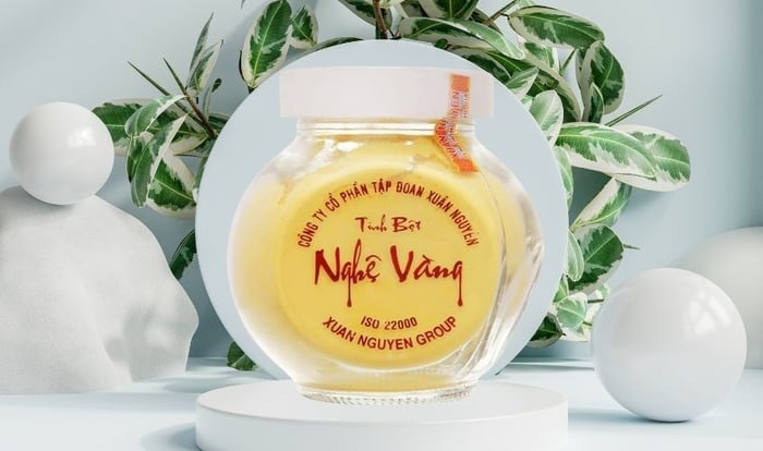 Tinh bột nghệ vàng Xuân Nguyên hũ 75g giúp chăm sóc làn da sau sinh cho mẹ