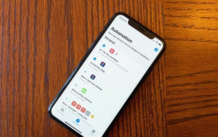 Tính năng Tự động hóa trên iPhone