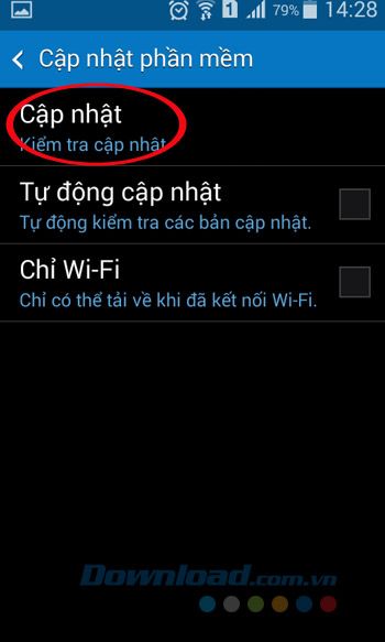 Kiểm tra cập nhật