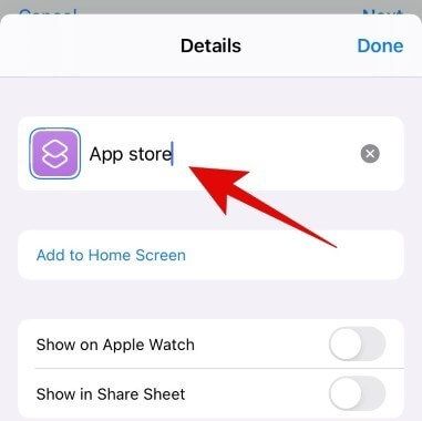 Đặt tên cho ứng dụng trên iOS 14