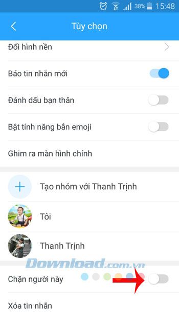 Chặn người này