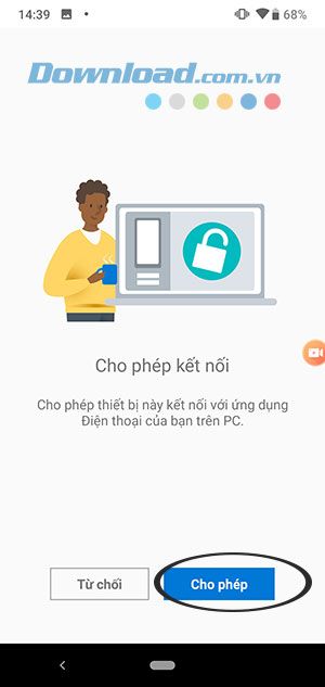 Cho phép kết nối