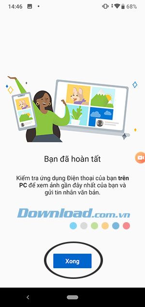 Kết nối đã hoàn tất