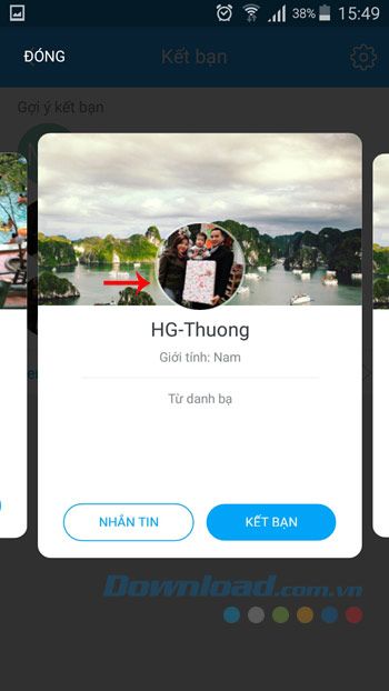 Trang cá nhân của người không quen biết