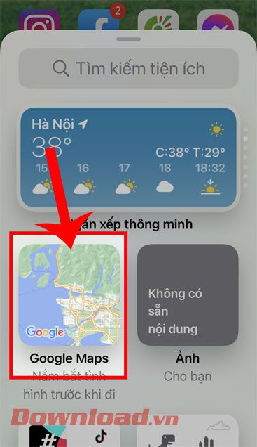 Chọn ứng dụng Google Maps