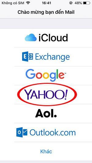 Hướng dẫn đăng nhập Yahoo Mail trên iPhone