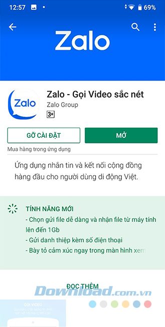 Tải ứng dụng từ CH Play