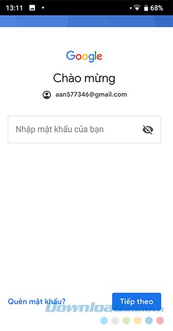 Nhập mật khẩu