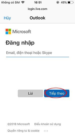 Nhập địa chỉ email của bạn