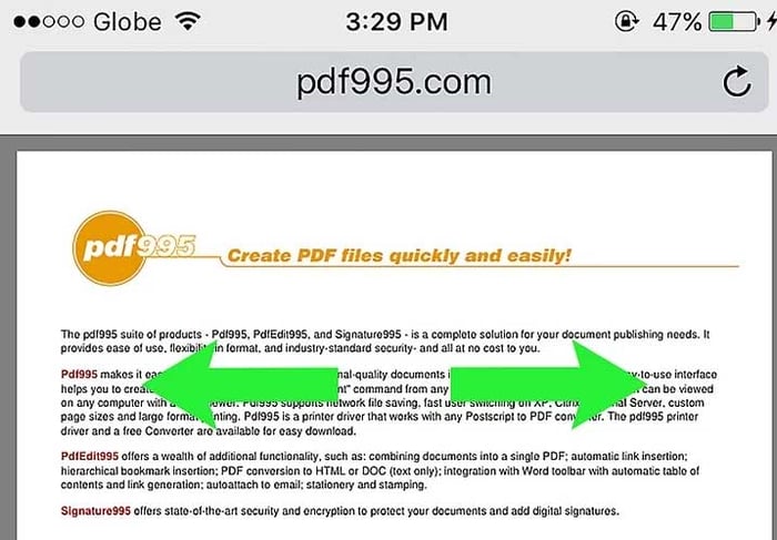 Đọc file PDF trên iPhone