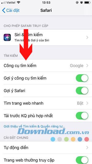 Tìm Kiếm Thông Minh trên Safari