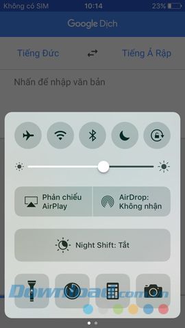 Tắt kết nối Wifi