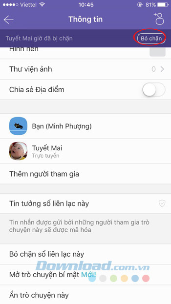 Gỡ chặn