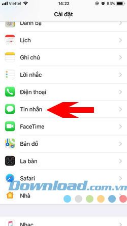 Tin nhắn trên iPhone