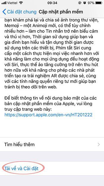 Tải iOS 12 về