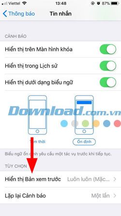 Tin nhắn trên iPhone