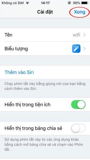 Thiết lập