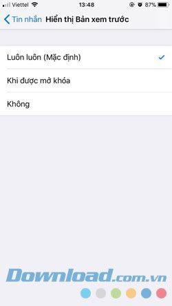 Tin nhắn trên iPhone