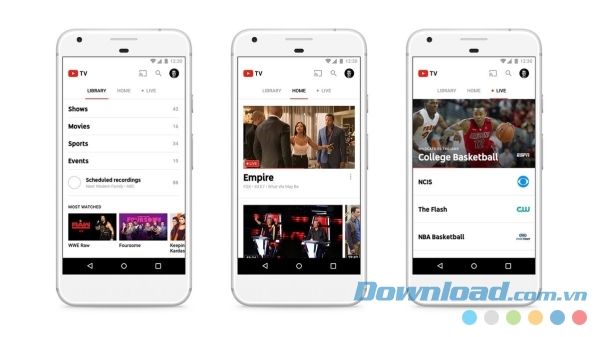 YouTube TV là một kênh giải trí tuyệt vời trên điện thoại di động