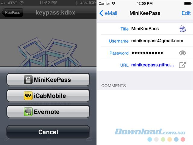 MiniKeePass