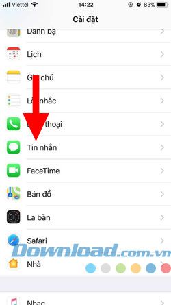 Tin nhắn trên iPhone