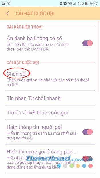 Chặn số