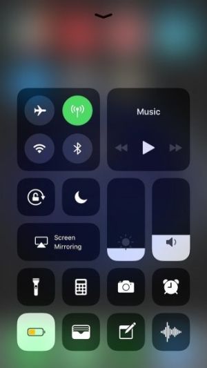 Control Center trên iOS