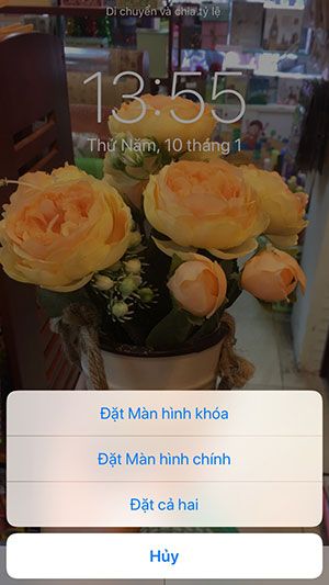 Chọn hình nền mới