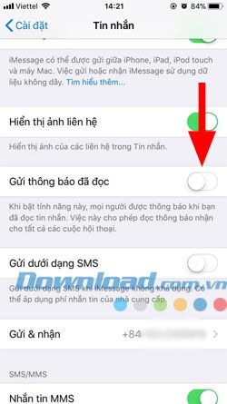 Tin nhắn trên iPhone