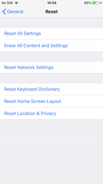 Cách đơn giản để reset iPhone