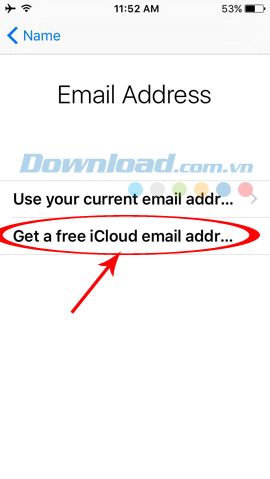 Lấy một địa chỉ email iCloud miễn phí