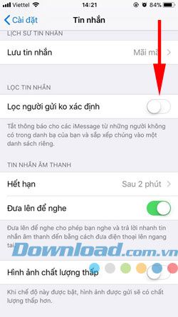 Tin nhắn trên iPhone