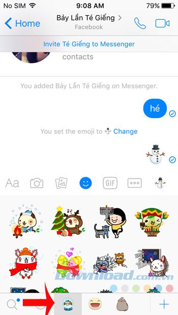 Bộ Sticker Giáng sinh