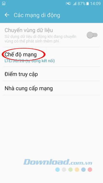 Chế độ mạng hiện đại