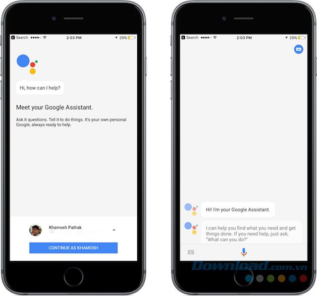 Trợ lý ảo Google Assistant