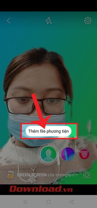 Ấn váo nút Thêm file phương tiện