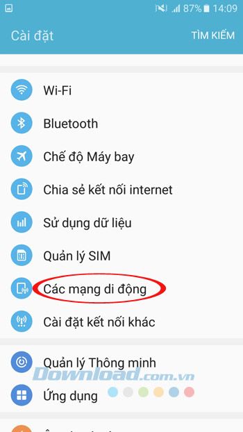 Các mạng di động